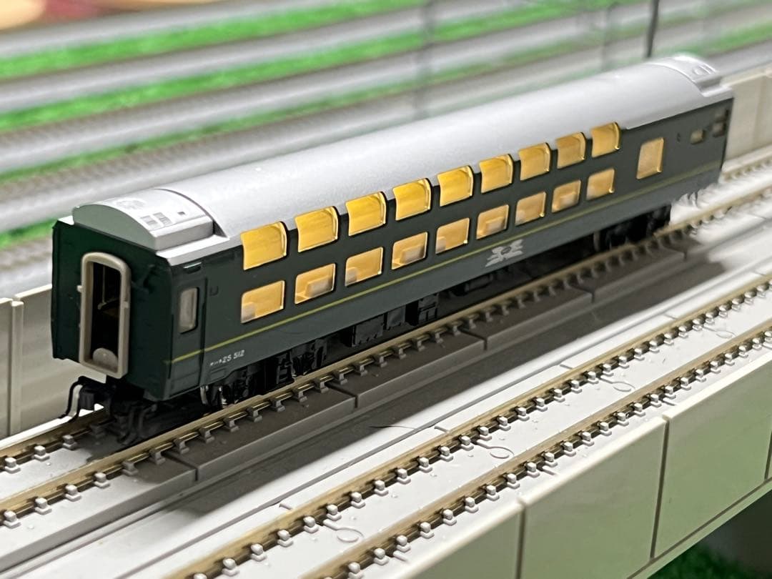 【TOMIX】24系トワイライトエクスプレス　ジャンクフルセット（一部室内灯付）