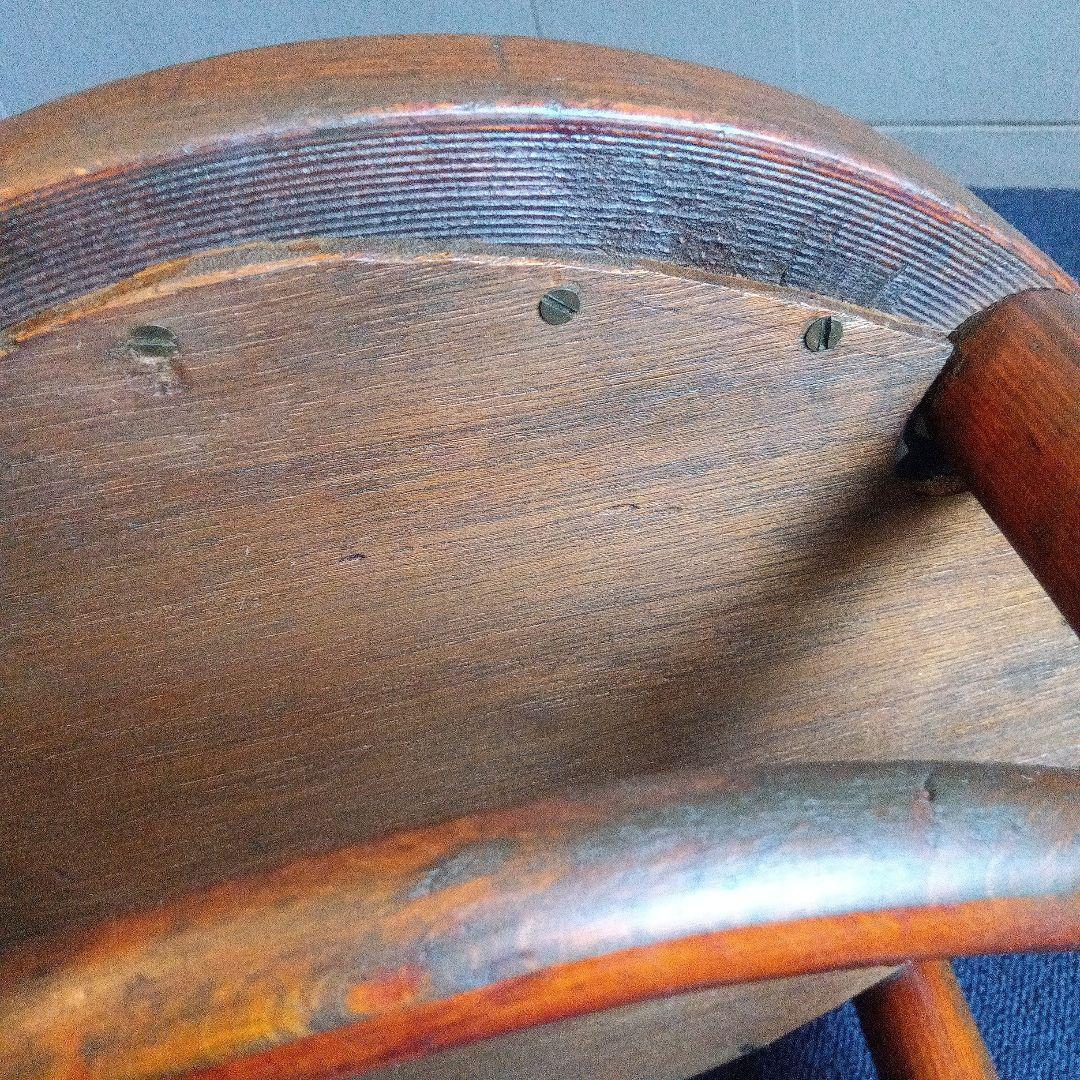 木製椅子　秋田木工会社　昭和レトロ　ヴィンテージ