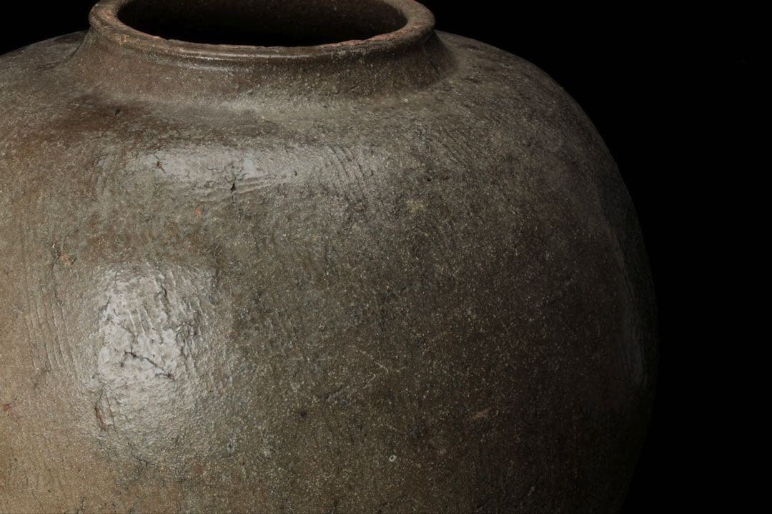 時代 古備前 自然釉 信楽 大壺 41cm 重さ15kg 花瓶 花器 古美術品