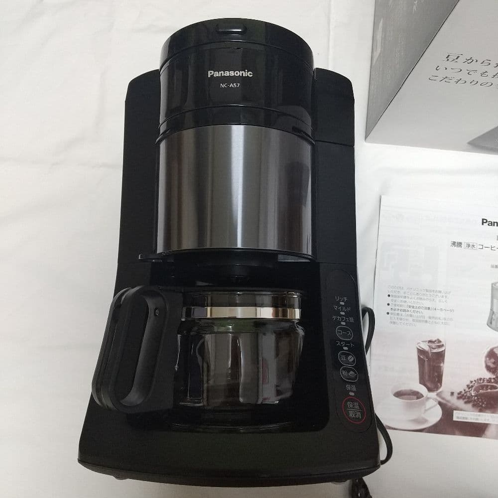 今年購入 Panasonic パナソニック NC-A57-K コーヒーメーカー