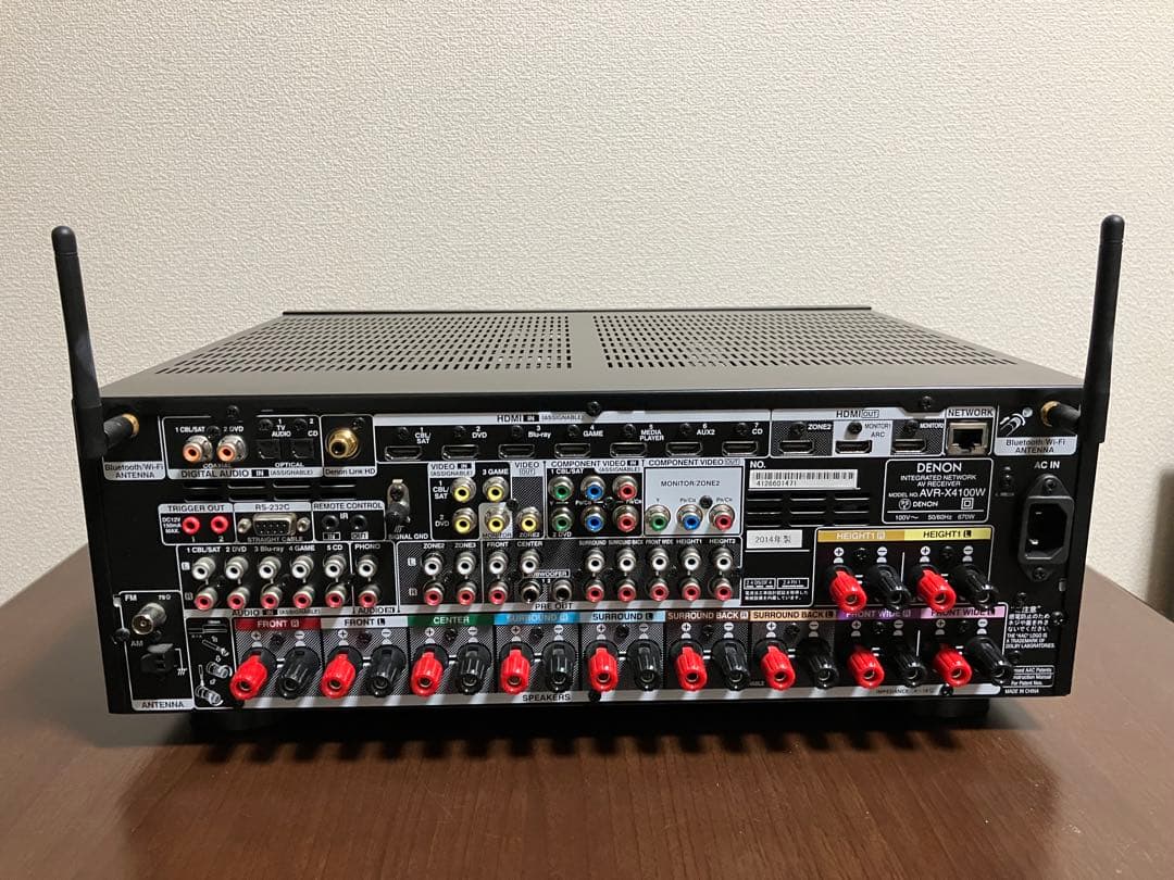 美品　DENON AVアンプ　AVR-X4100W