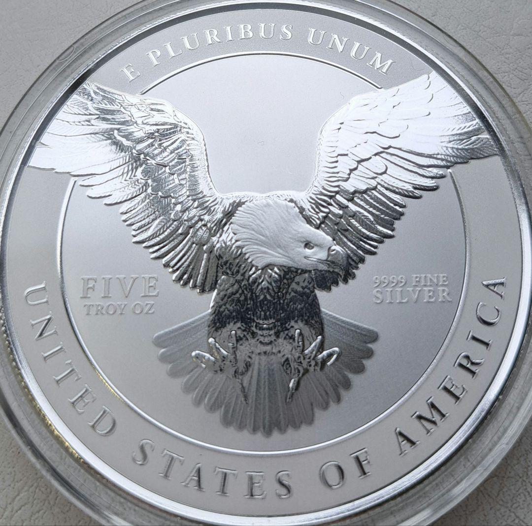 「ドナルド•J•トランプ大統領勲章」純銀5オンスメダル