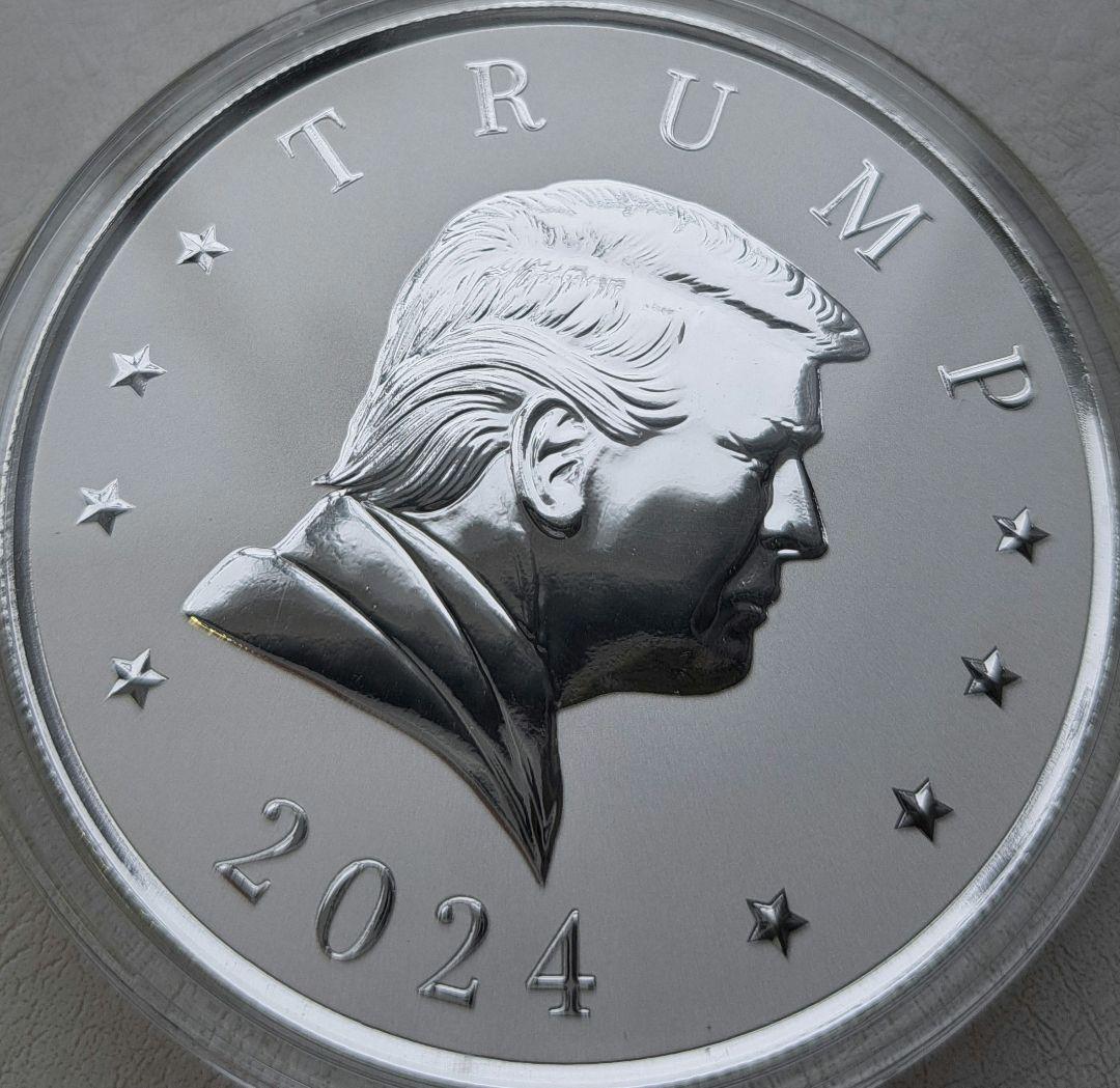 「ドナルド•J•トランプ大統領勲章」純銀5オンスメダル