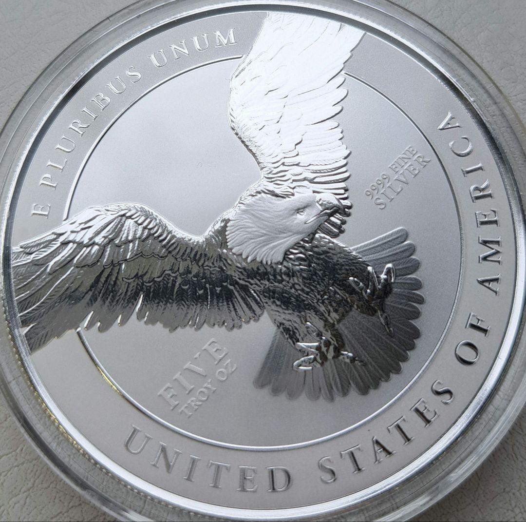 「ドナルド•J•トランプ大統領勲章」純銀5オンスメダル