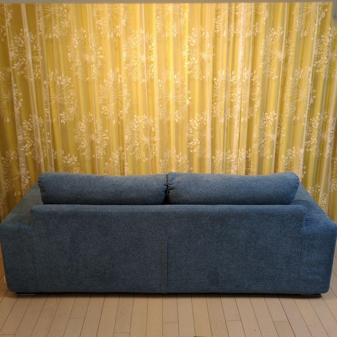 INCOON ブルー　ソファ 3人掛け