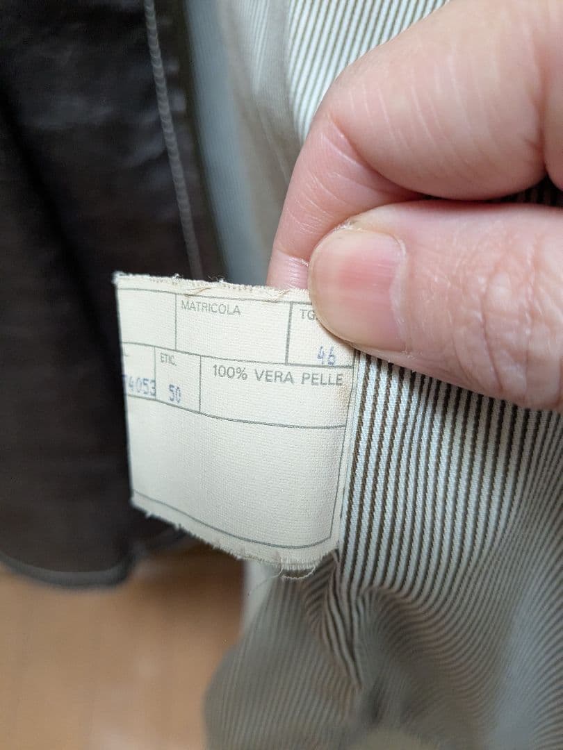 チンクアンタ　シングルライダースジャケット