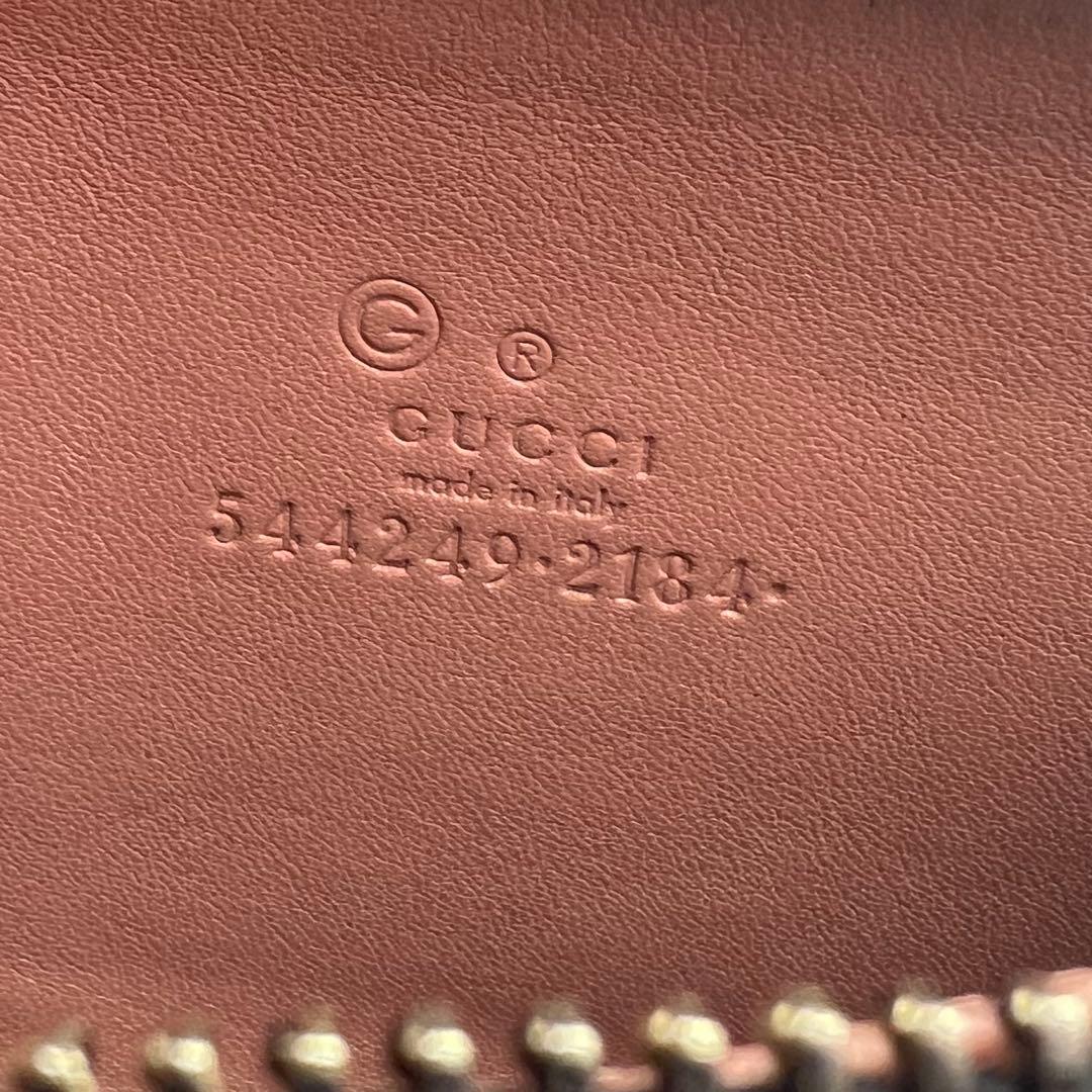 329 極上美品 GUCCI グッチ マイクロシマ 小銭入れ 財布
