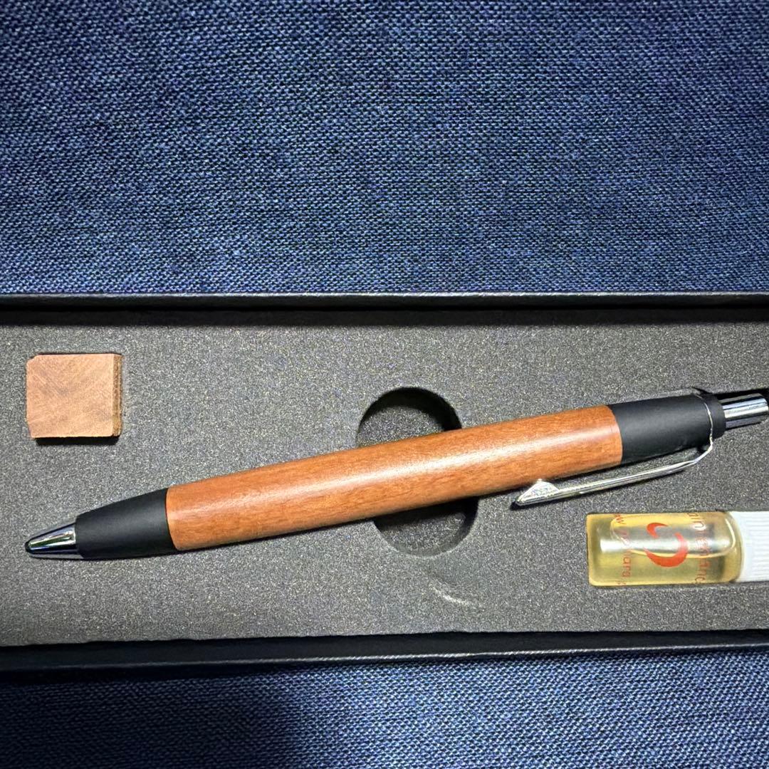 野原工芸 棗 ボールペン スタンダード シルバー SANZOクリップ なつめ