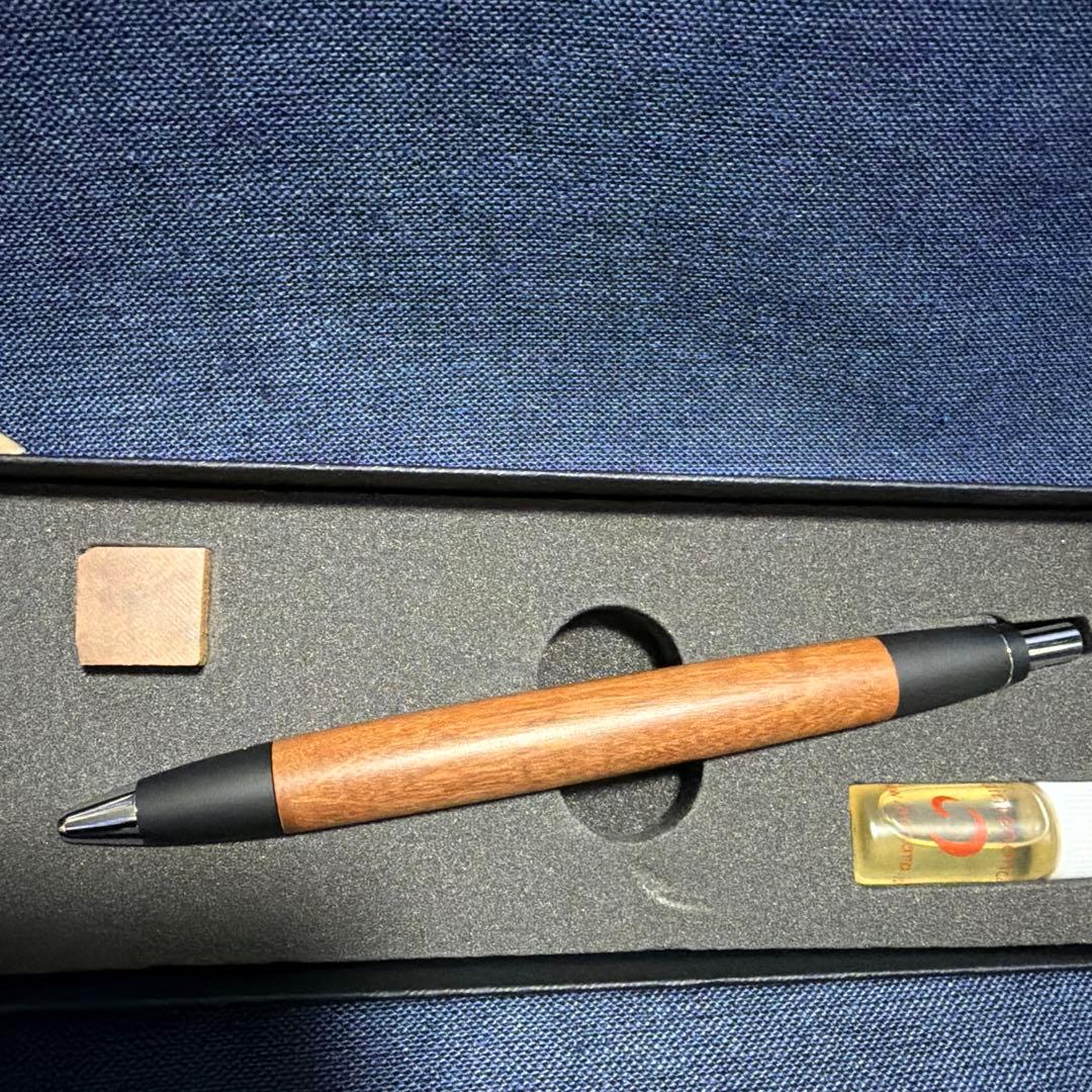 野原工芸 棗 ボールペン スタンダード シルバー SANZOクリップ なつめ