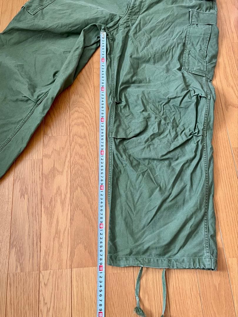 ◎50's 最初期 M51 パンツ 剥き出しスナップボタン コの字ジッパー 実物