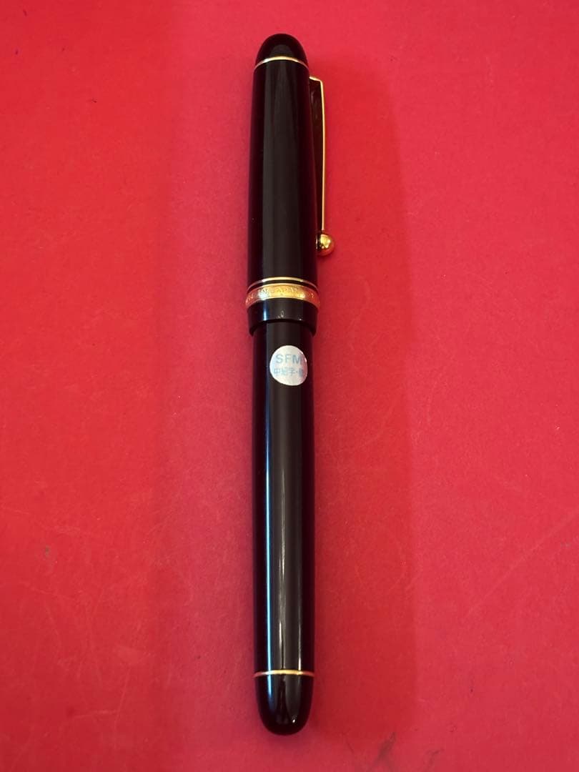 美品 PILOT万年筆 パイロットカスタム74（SFM） 中細字 ペン先14K