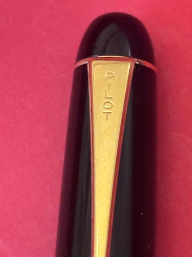 美品 PILOT万年筆 パイロットカスタム74（SFM） 中細字 ペン先14K