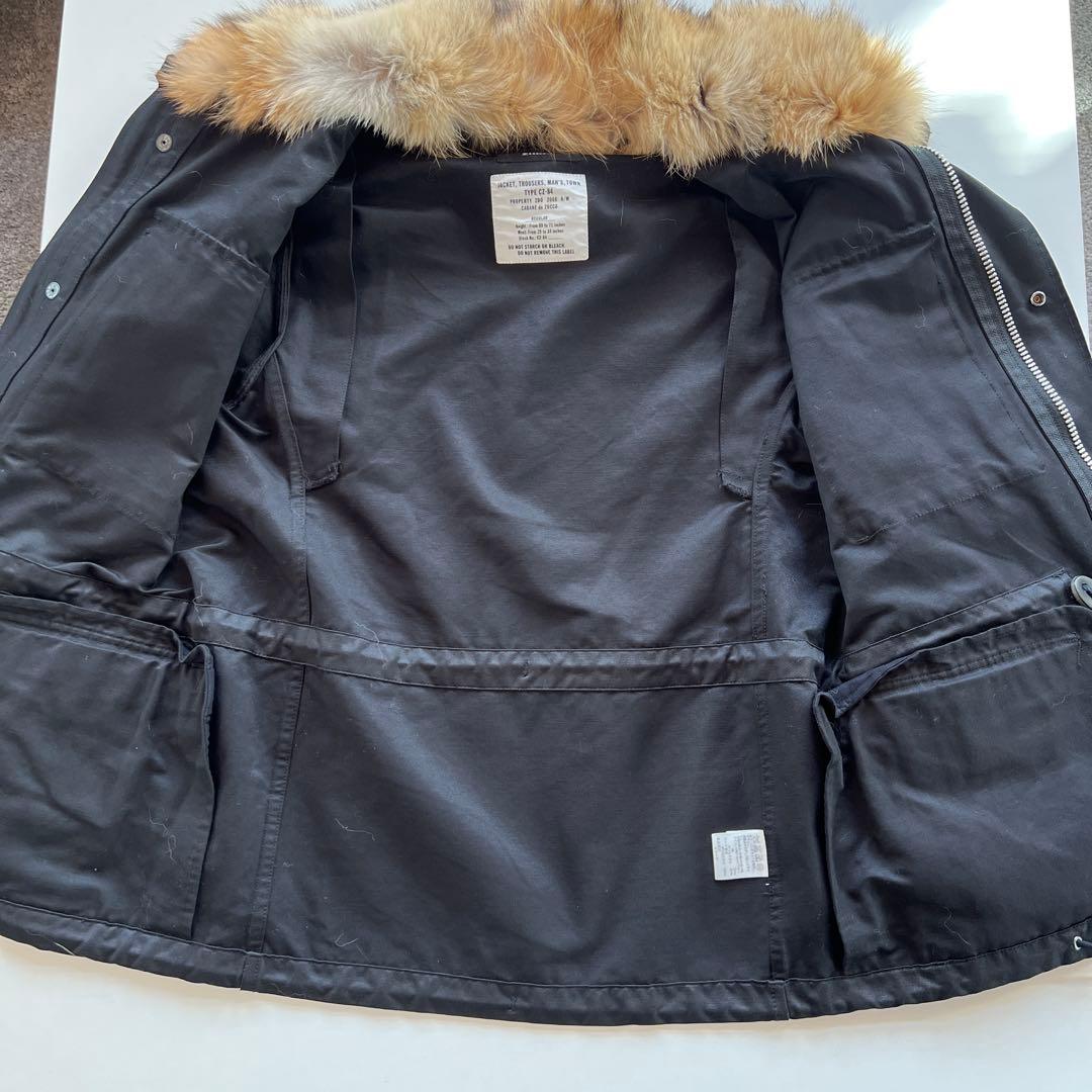 CABANE de zucca ファー付きブルゾン