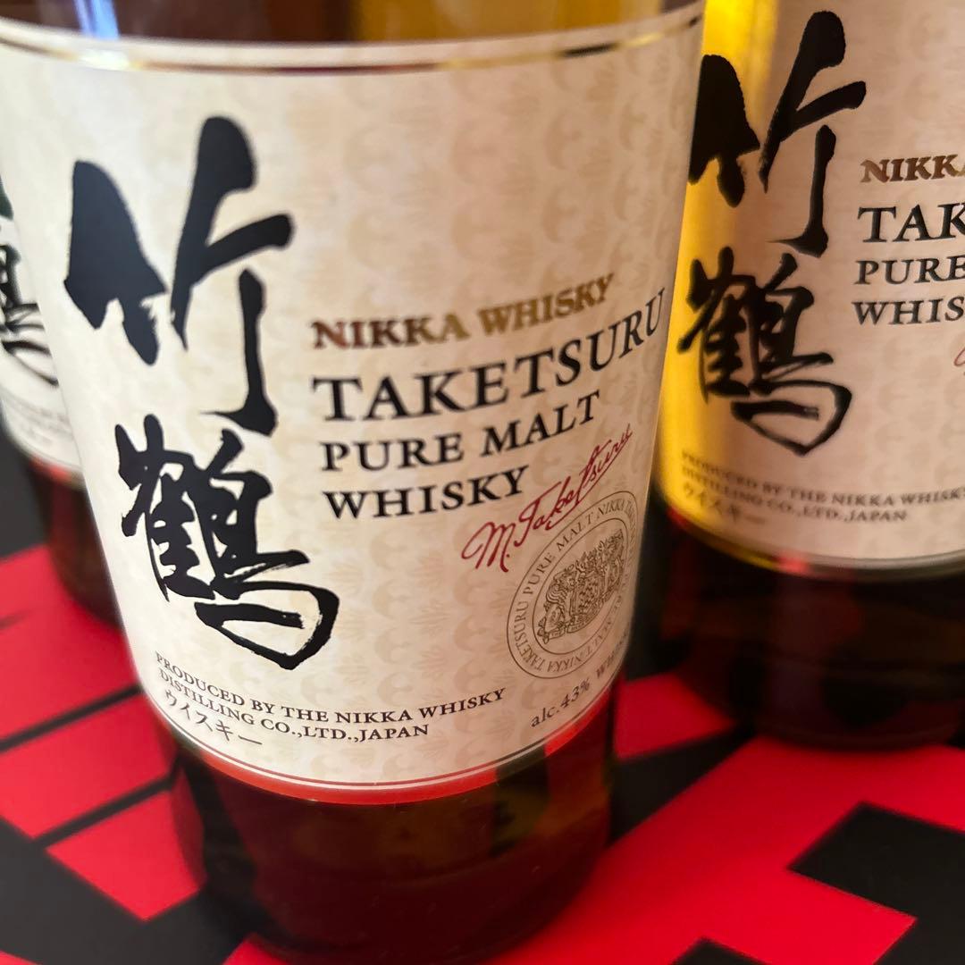 3本売り‼️ニッカ 竹鶴 ピュアモルト リニューアル 700ml
