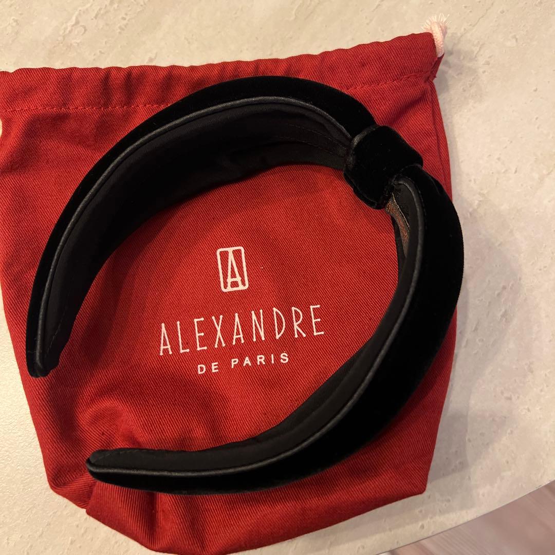 アレクサンドルドゥパリ ベルベット カチューシャ