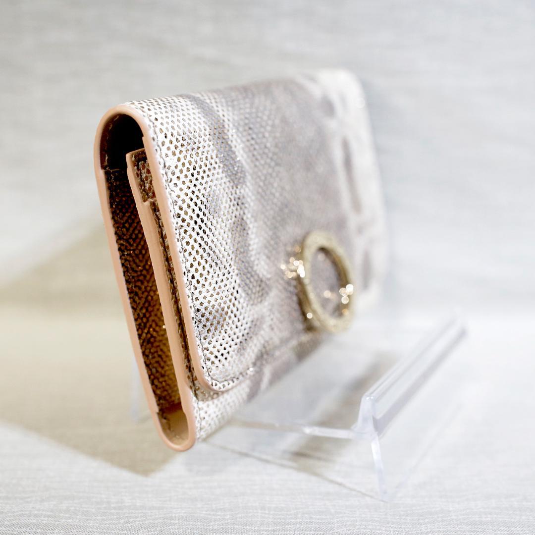 【美品 送料込み】ブルガリ カルングスキン ピンク カード ケース