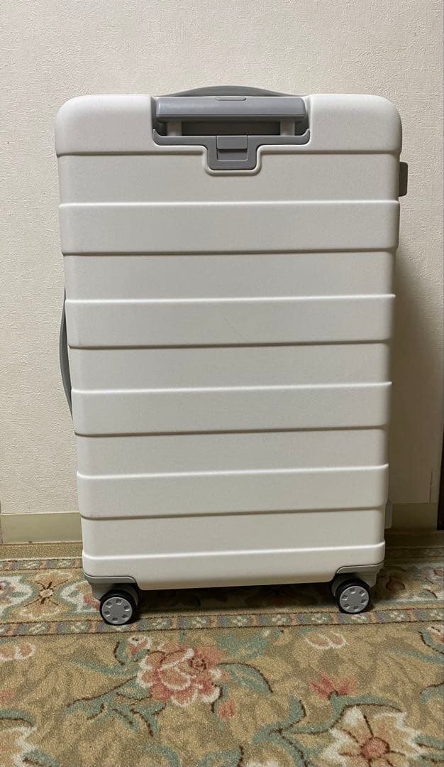 ◾️無印良品◾️バーを自由に調節できる　ハードキャリーケース　ホワイト