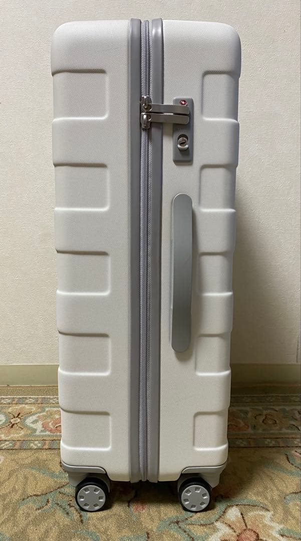 ◾️無印良品◾️バーを自由に調節できる　ハードキャリーケース　ホワイト