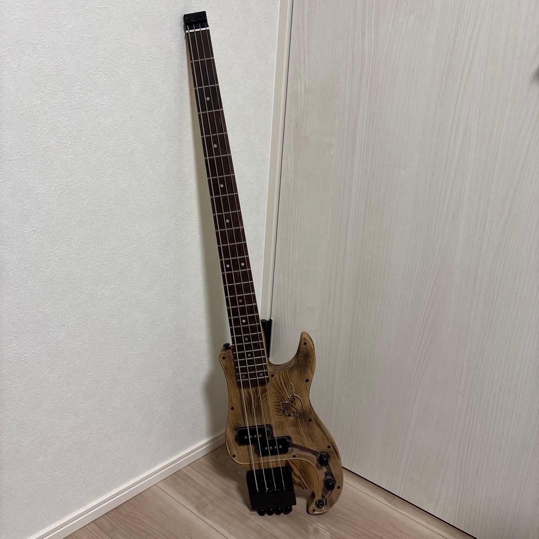 ベース Musoo electric travel bass headless bass