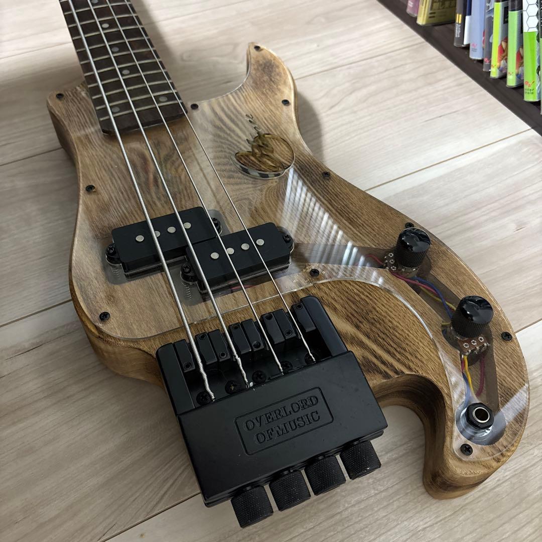 ベース Musoo electric travel bass headless bass