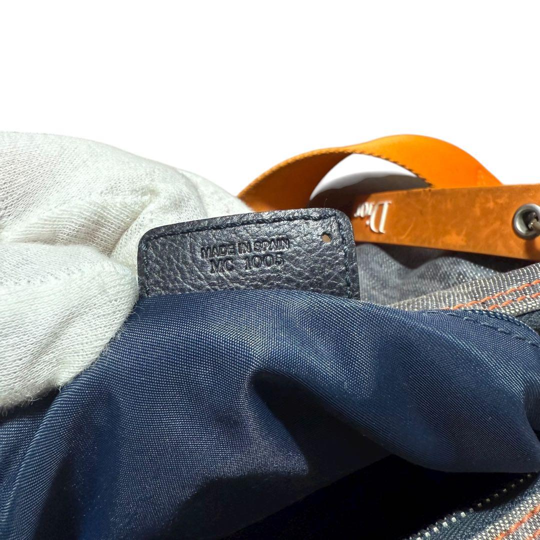 クリスチャンディオール フライト デニム オブリーク ショルダーバッグ