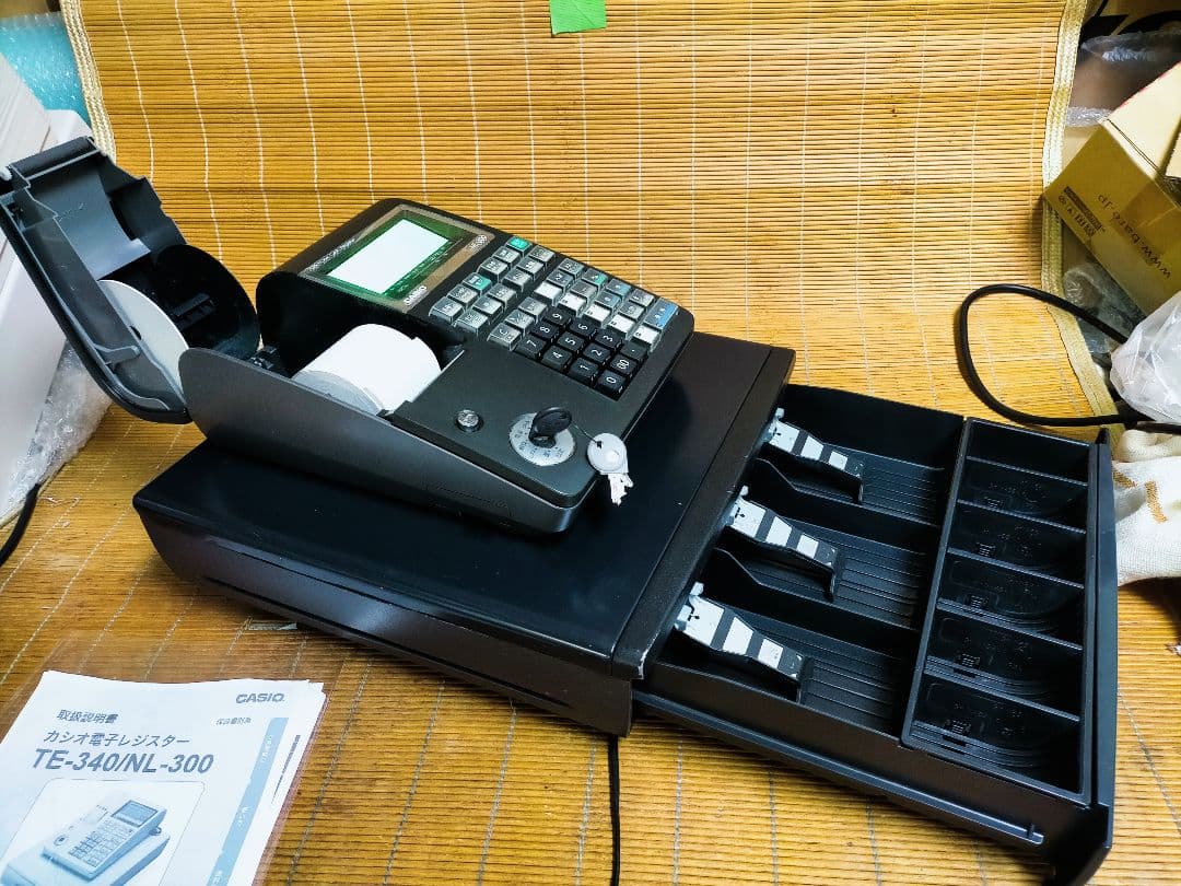 カシオレジスター　TE-340/NL300　フル設定無料　923007