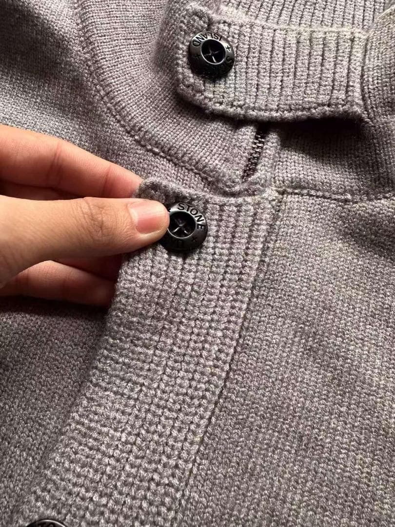 Stone  グレー カーディガン Lサイズ 軽い使用感