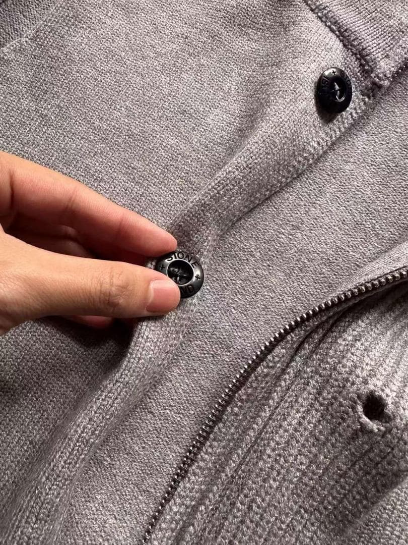 Stone  グレー カーディガン Lサイズ 軽い使用感