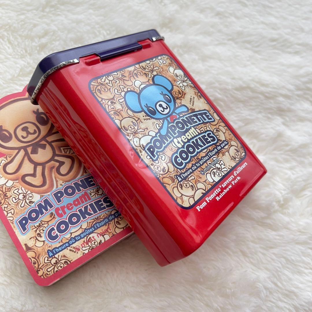 激レア 平成レトロ 当時物 POM PONETTE ダイカット メモ 缶ケース