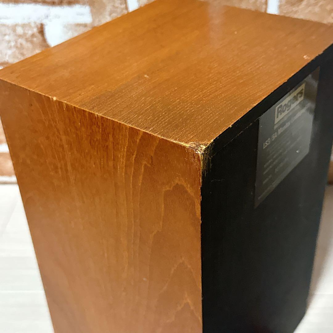 【希少品】ROGERS ペアスピーカー　LS3/5A 15Ω 黒ラベル