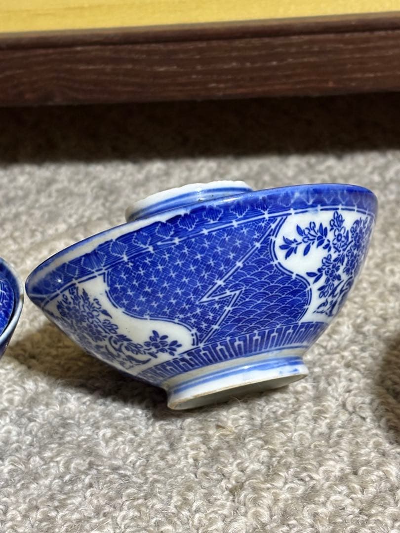 古伊万里 江戸時代 染付 蓋付あり 有田焼き 陶磁器 茶碗 まとめ 骨董品