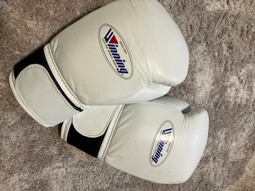 Winning ボクシンググローブ 10 oz ホワイト