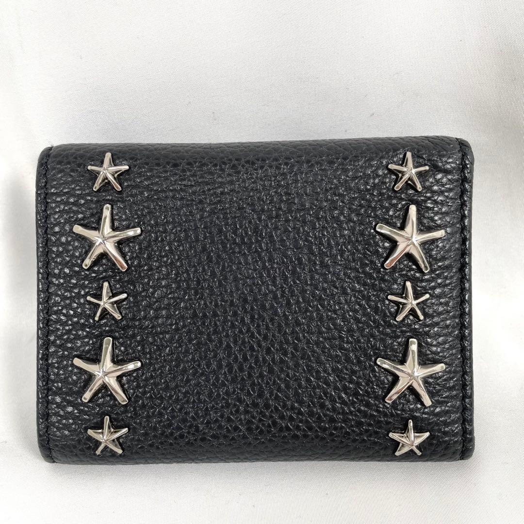 未使用に近い JIMMY CHOO ジミーチュウ 三つ折り財布 NEMO 箱付き