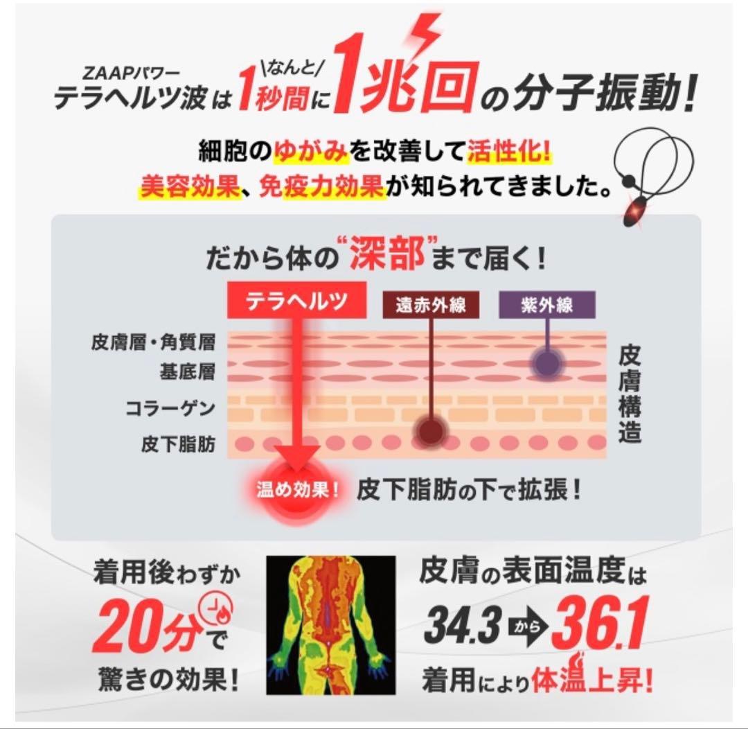 ZAAPザップ電磁波防止ネックレスMサイズ