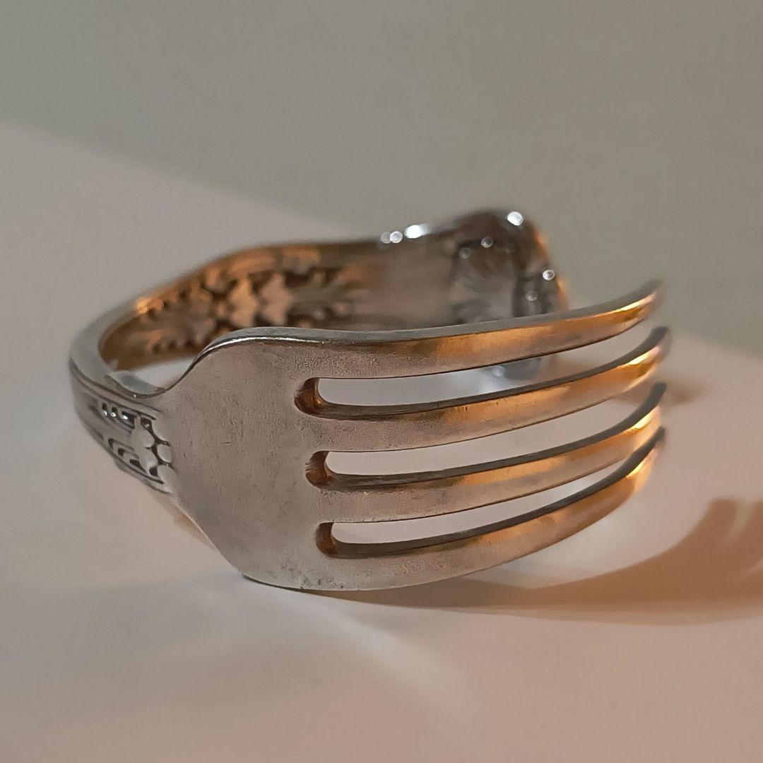 【Tiffany】オールド ティファニー シルバー フォーク バングル