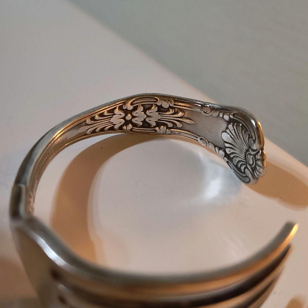 【Tiffany】オールド ティファニー シルバー フォーク バングル