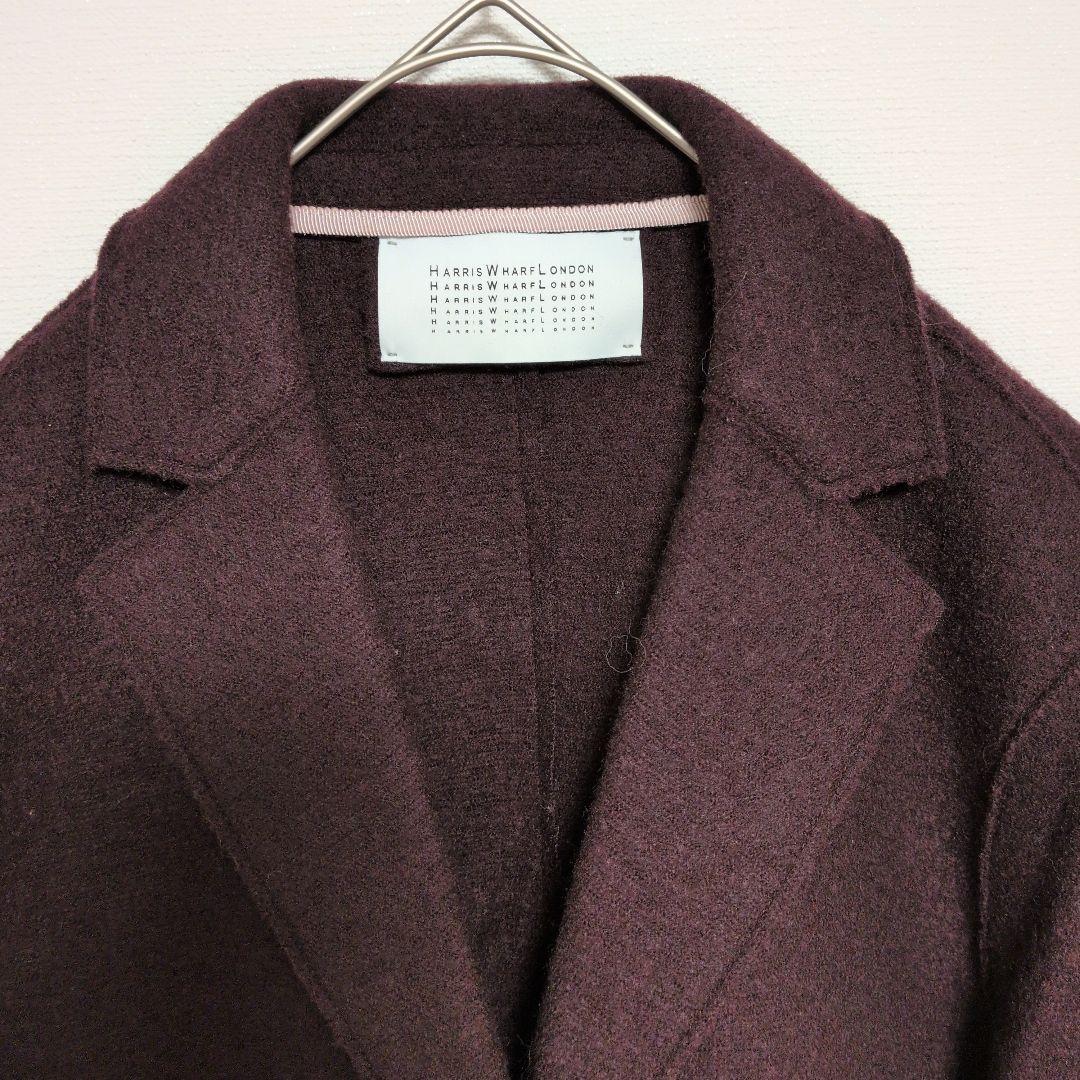 新品タグ付　HARRIS WHARF LONDON　イタリア製　ウールコート
