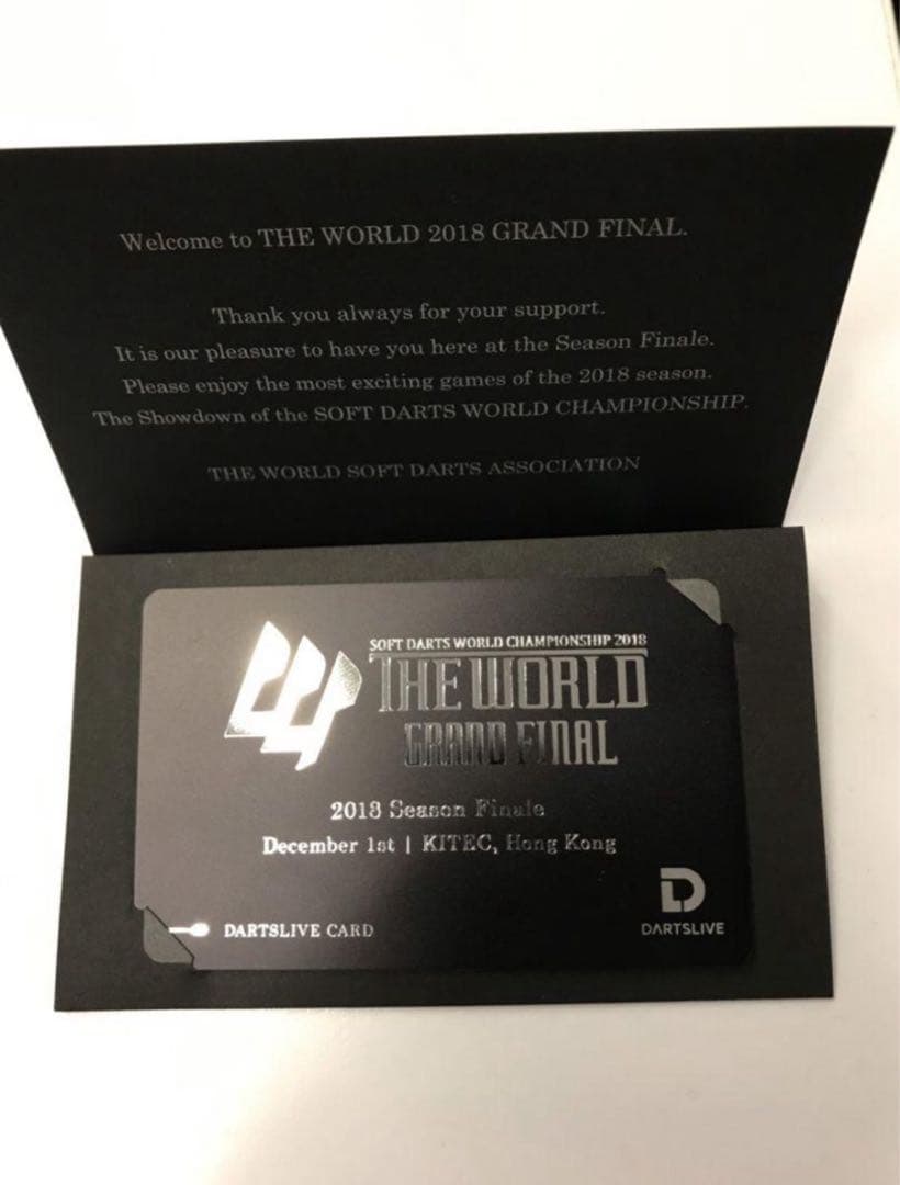 ダーツ DARTSLIVE CARD THE WORLD2018 Grand Final