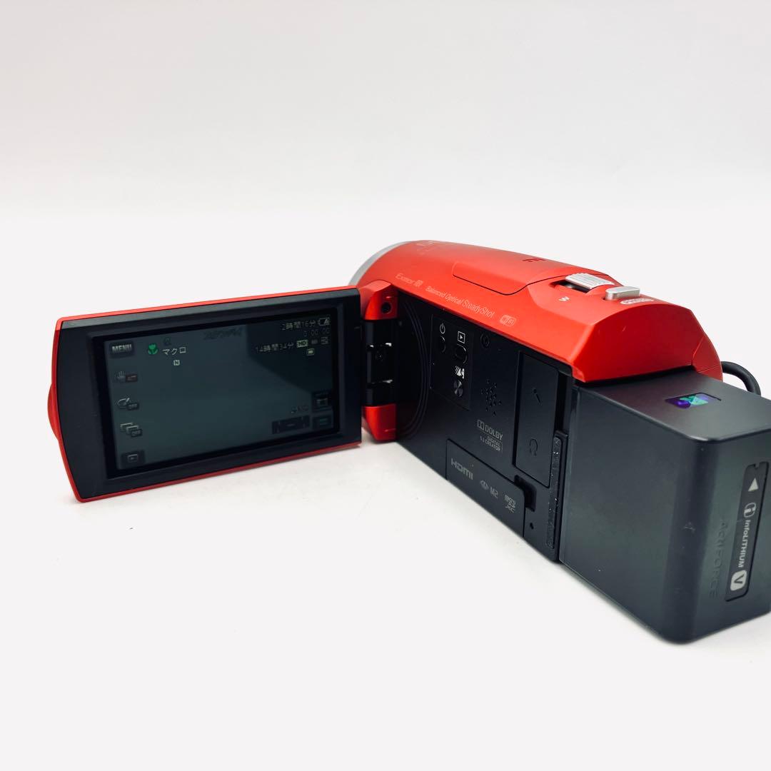 Wi-Fi対応♪ SONY HDR-CX680 レッド