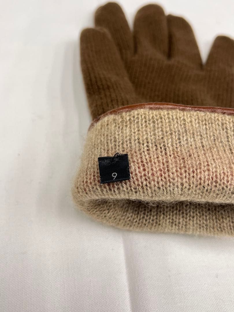 GUCCI グッチ カシミヤ ブラウン 手袋 美品