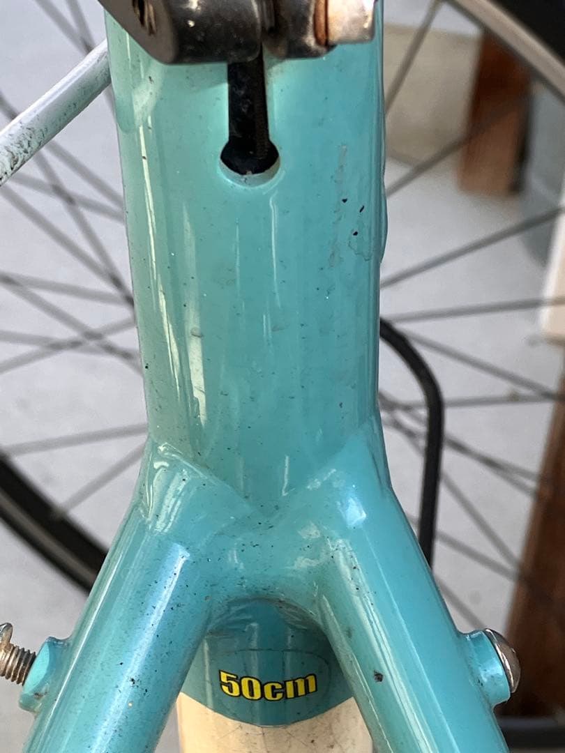 Bianchi クロスバイク 前照灯付き　ローマ4