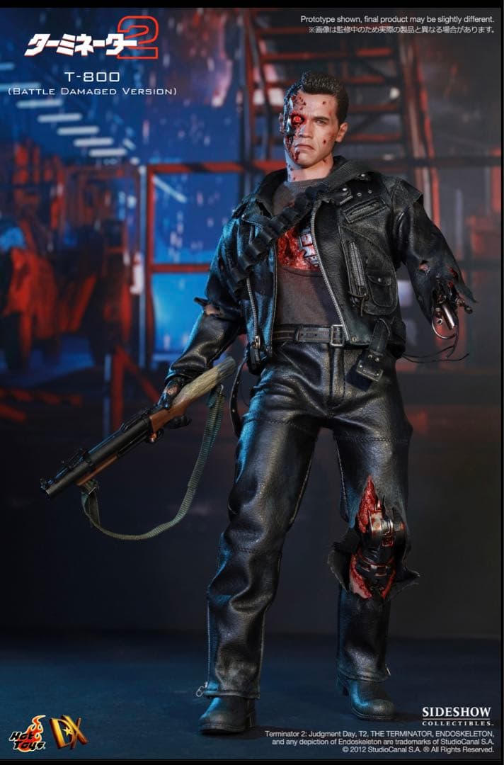 ホットトイズDX13　T-800 バトルダメージ版　1/6スケール　新品未開封