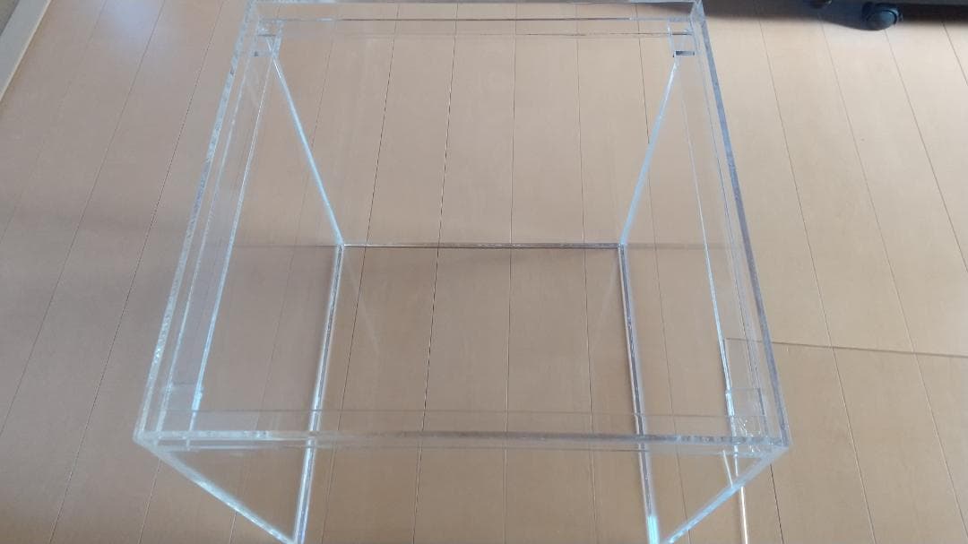 美品 アクリル水槽 蓋付 300 正方形 キューブ