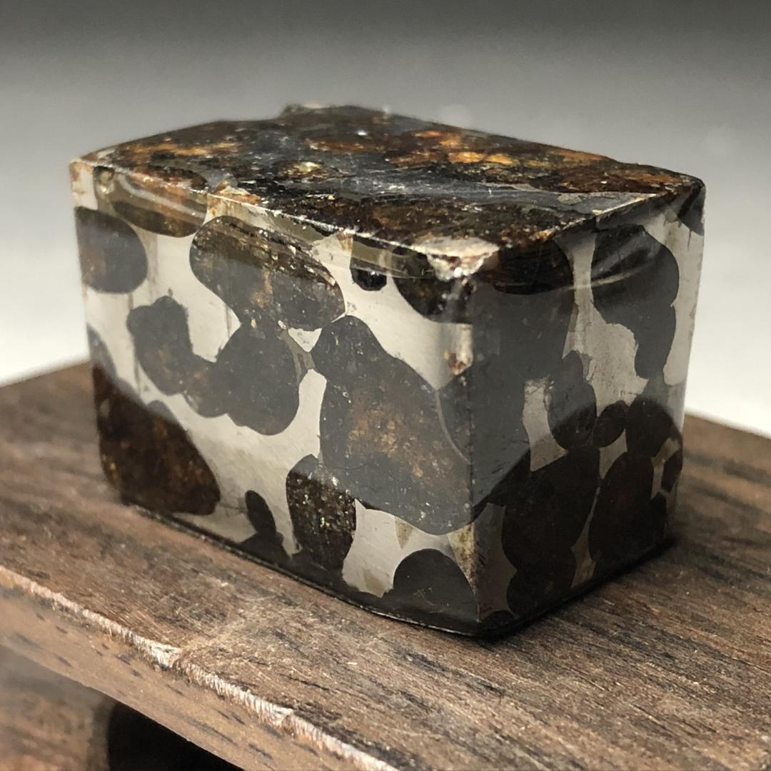 パラサイト隕石 隕石　石鉄隕石　セリコ隕石 美品　重さ約50ｇ　ケース付