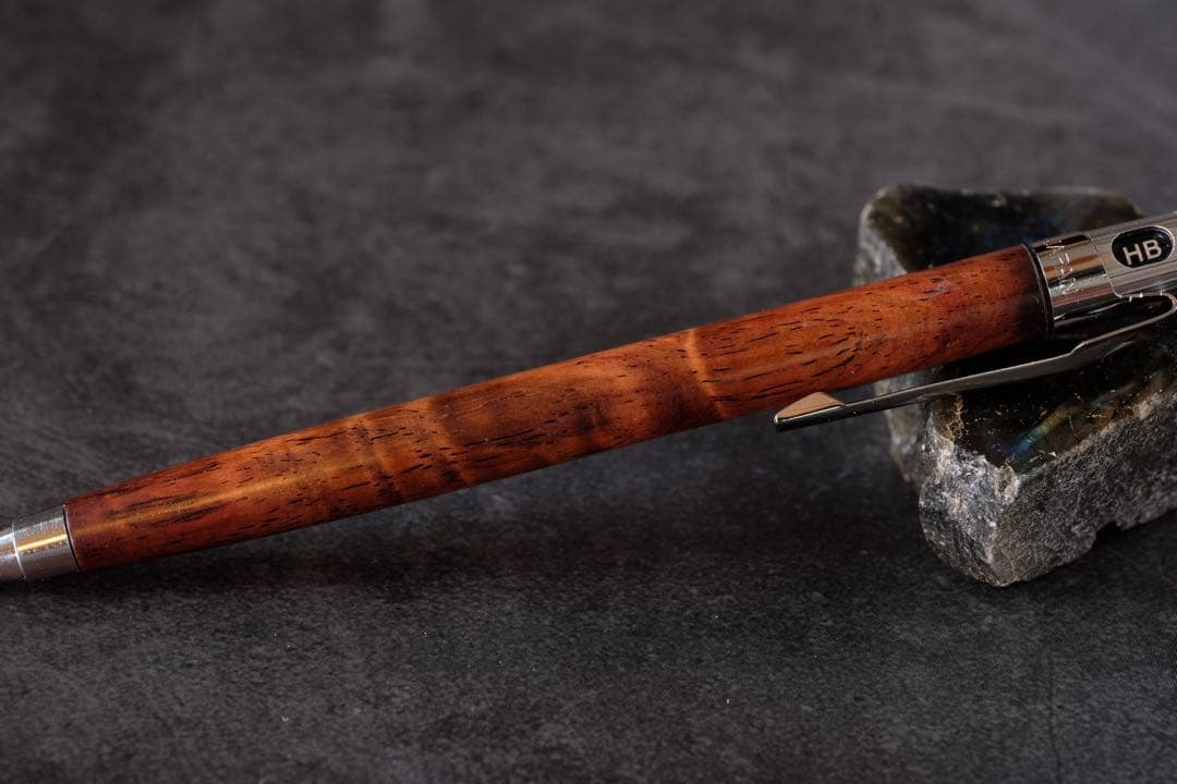 高村杢工房PG5木軸カスタムシャープペンシル0081 ホンジュラスローズ瘤