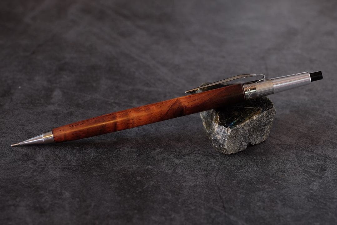 高村杢工房PG5木軸カスタムシャープペンシル0081 ホンジュラスローズ瘤