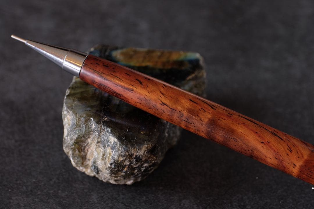 高村杢工房PG5木軸カスタムシャープペンシル0081 ホンジュラスローズ瘤