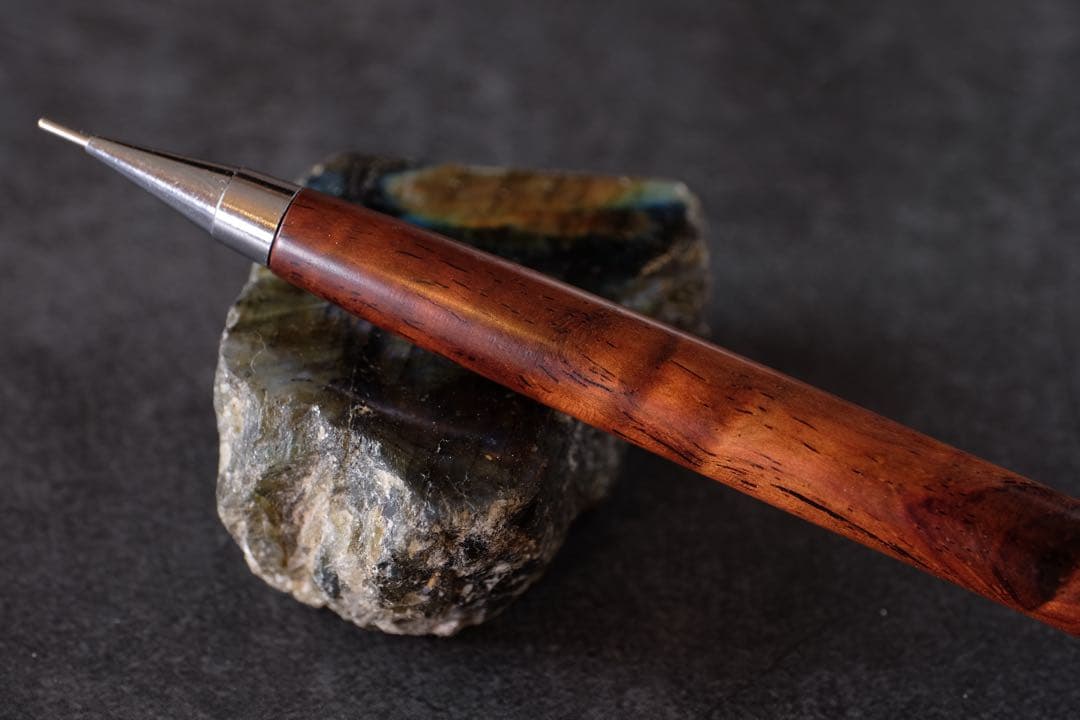 高村杢工房PG5木軸カスタムシャープペンシル0081 ホンジュラスローズ瘤