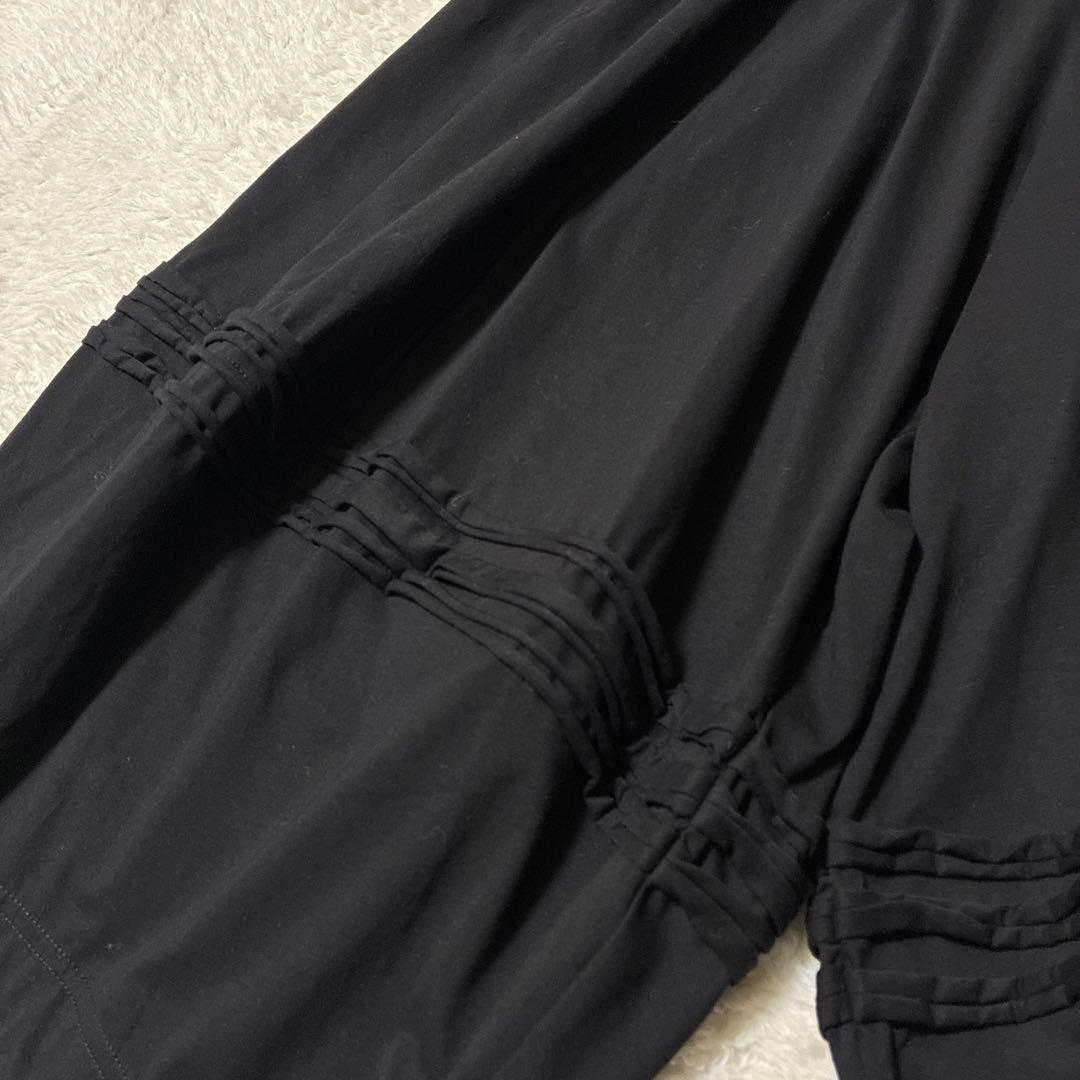 【美品】MOYURU 萌　バルーンパンツ　センソユニコ　ブラック　ゆったり