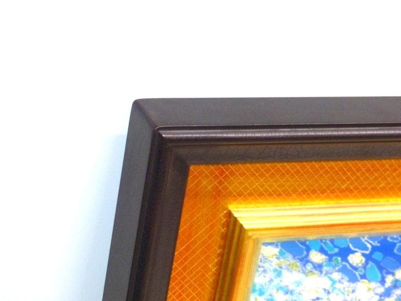 【1744】真作 桜井孝美　悠々富士　油彩 6号